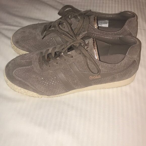 Gola Harrier Taupe with rose gold, mismatched size - Picture 3 of 6